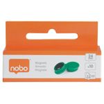 Magneti-pentru-table-NOBO-diametru-24-mm-sustin-4-coli-10-buc-set-verde