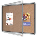 Avizier-NOBO-Premium-Plus-interior-pluta-8x-A4-cu-usa-si-cheie-natur