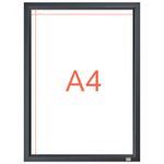 Rama-pentru-perete-NOBO-Impression-Pro-aluminiu-cu-clip-A4-grafit