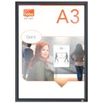 Rama-pentru-perete-NOBO-Impression-Pro-aluminiu-cu-clip-A3-grafit