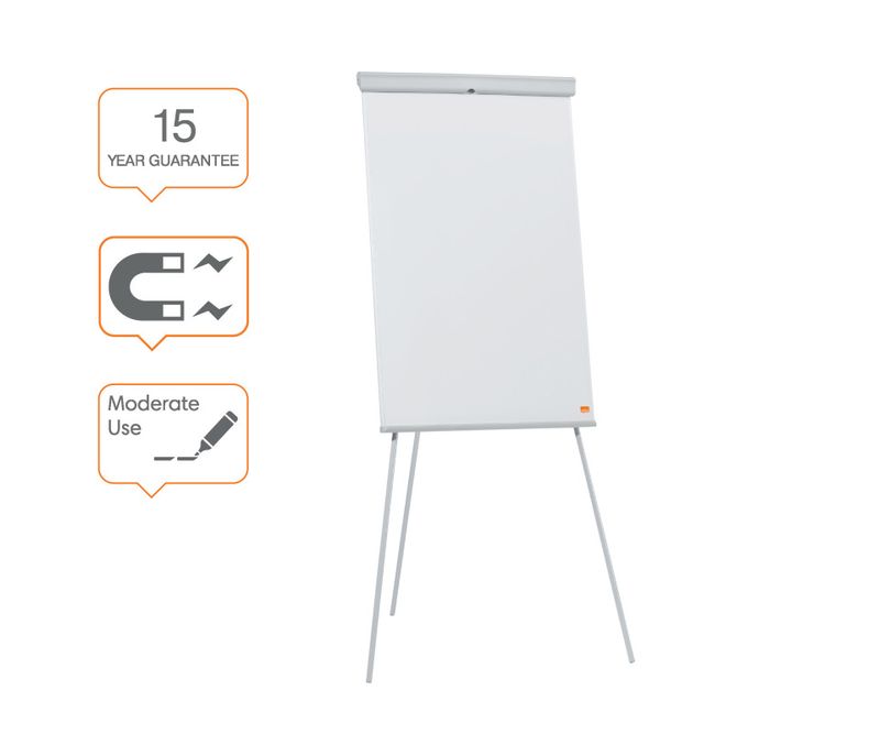 Flipchart-NOBO-Essentials-otel-lacuit-trepied-magnetic-alb