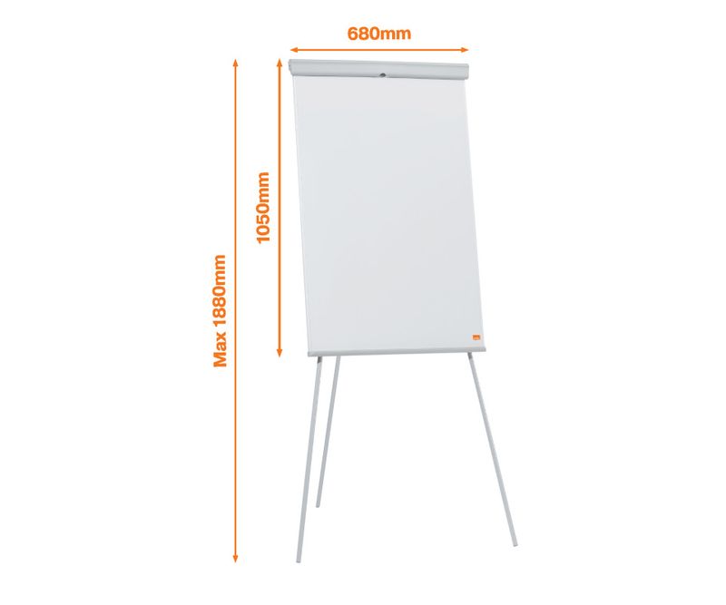 Flipchart-NOBO-Essentials-otel-lacuit-trepied-magnetic-alb