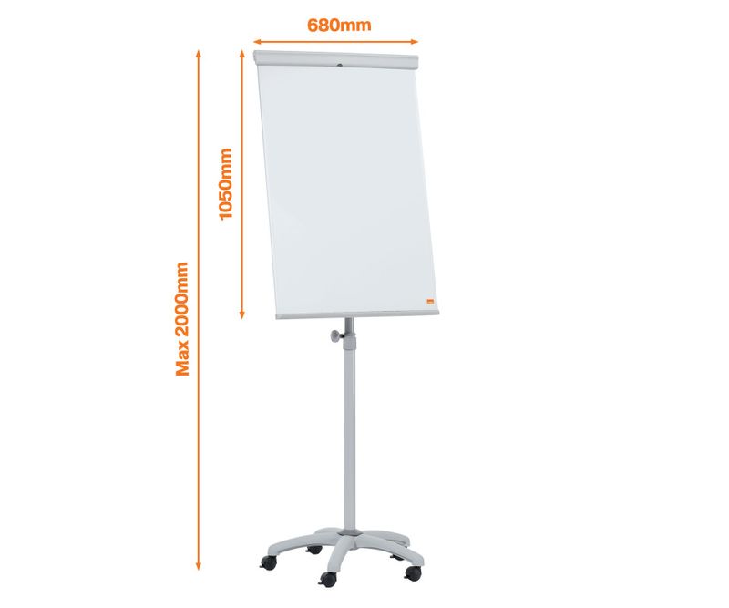 Flipchart-mobil-NOBO-Essentials-otel-lacuit-magnetic-alb