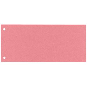 Separatoare Esselte, carton, partial reciclat, reciclabil cu 2 perforatii, 100 buc/set, rosu