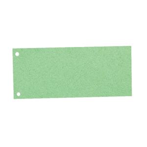 Separatoare Esselte, carton, partial reciclat, reciclabil cu 2 perforatii, 100 buc/set, verde