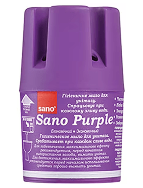 Odorizant solid bazin WC Sano Purple 150 g