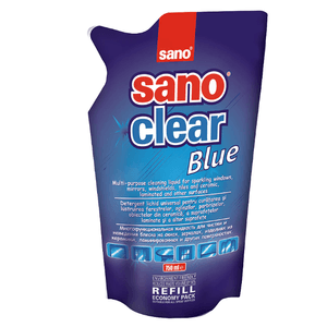 Rezerva solutie pentru geamuri 750 ml Sano Clear Blue Refill