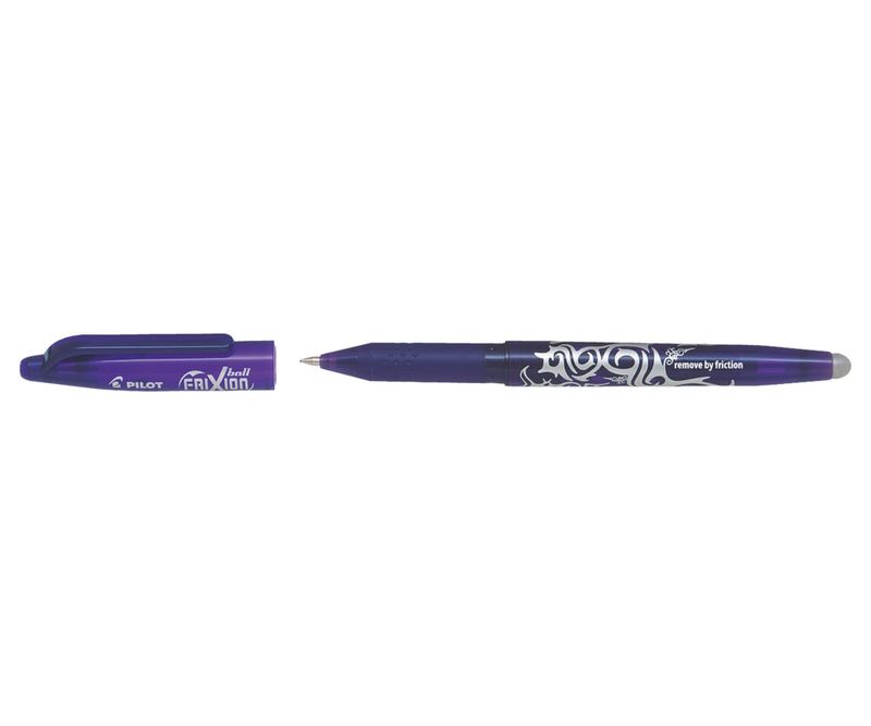 Roller-cu-cerneala-Pilot-Frixion-Ball-diverse-culori-0-7-mm-cu-capac-Violet-0