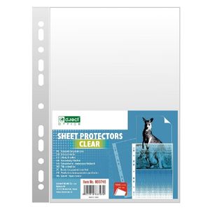 Folie de protectie D-Rect A4 75 microni 100 bucati/set cristal