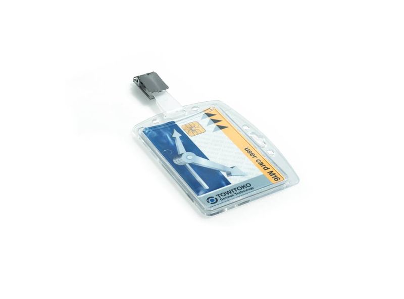 Suport card acces Durable 54 x 87 mm 25 bucati/set - Dacris.net