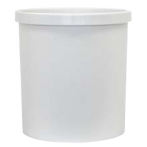 Cos birou plastic alb 18 L