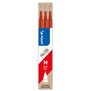 Set 3 rezerve roller Frixion Ball Pilot 0.7 mm varf mediu