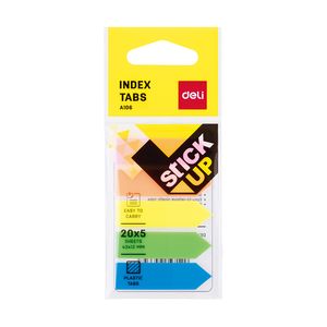 Index adeziv plastic sageata 5 cul 20 file Deli