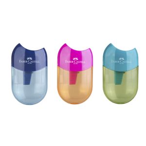 Ascutitoare plastic cu container Apple Trend Faber-Castell