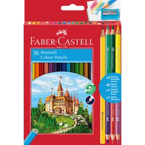 Creioane colorate 36+3+1 culori eco Faber-Castell