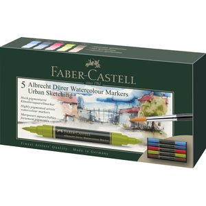 Marker solubil sketching a.durer 5 buc/set Faber-Castell