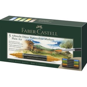 Marker solubil peisaj a.durer 5 buc/set Faber-Castell