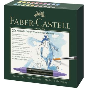 Marker solubil a.durer 20 buc/set Faber-Castell