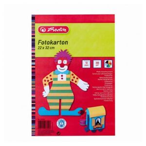 Carton colorat 22-32 cm 300 g 10 culori/set Herlitz