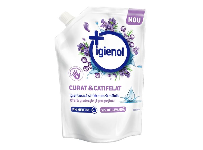 Rezerva sapun lichid 500 ml Igienol Lavanda - Dacris.net