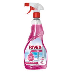 Detergent geamuri cu pulverizator 750 ml Rivex Bujori