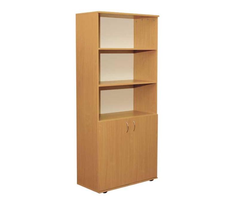 Dulap-cu-rafturi-2-usi-inferioare-tip-biblioteca-802-x-403-x-1816-mm