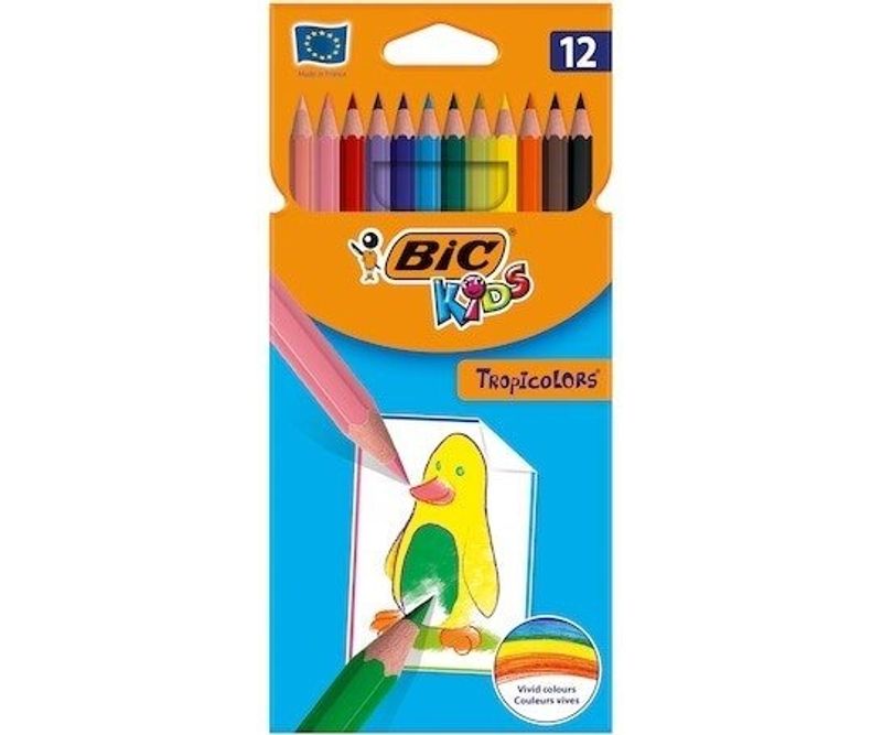 Creioane-color-12-culori-Bic-Tro