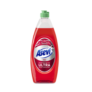 Detergent vase concetrat 650 ml Asevi Ultra red