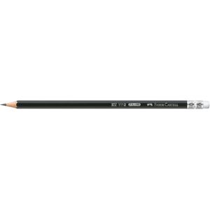 Creion grafit HB cu radiera 1112 Faber Castell