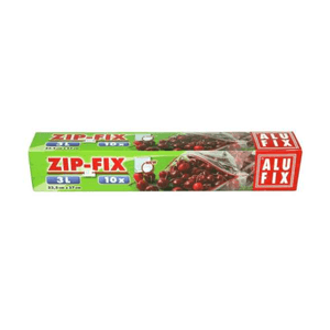 Punga ZIP 3 L 10 buc Alufix