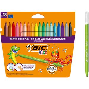 Carioci lavabile Kid Couleur 2.8 mm 18 buc BIC Kids