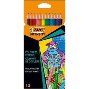 Creioane colorate Intensity 3.2 mm 12 buc BIC