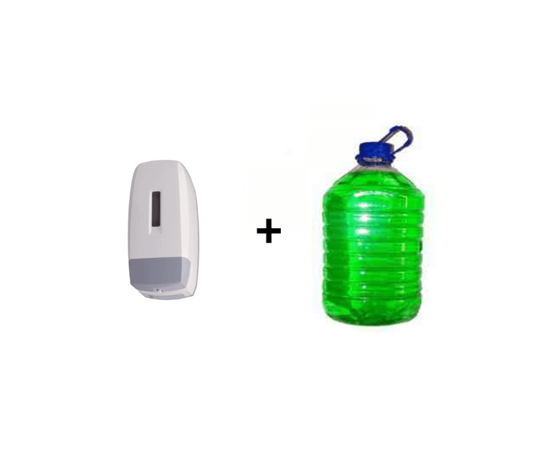 Pachet-dispenser-săpun-lichid-500ml---săpun-lichid-Sanify-5l