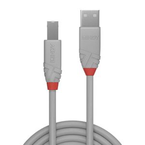 Cablu Lindy 2m USB 2.0 Tip A la Tip B