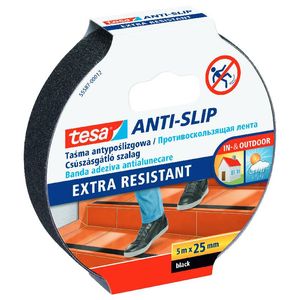 Banda adeziva antialunecare 25 mm x 5m extra negru 55587 Tesa