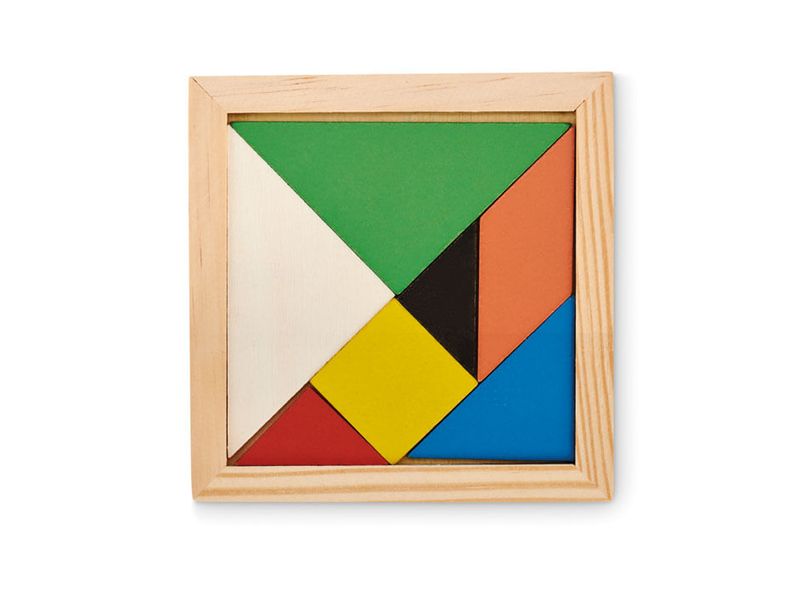 Puzzle Tangram in lemn - Dacris.net