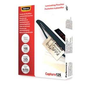 Folie laminat Fellowes 75 x 105 mm 125 microni 100 buc/top