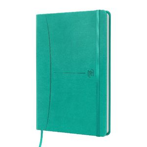 Caiet A5 104 file punctat Signature Oxford turcoaz
