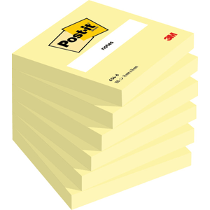 Notite adezive Post-it® Galben 76 mm x 76 mm 100 file/bucata