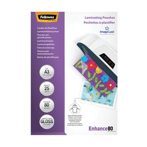 Folie laminat Fellowes A3 80 microni 100 bucati/top