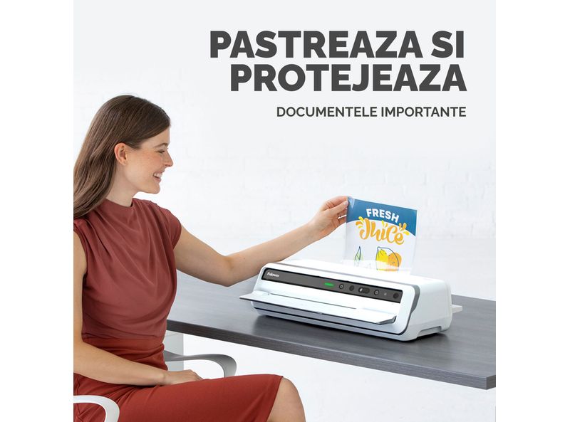Folie laminat Fellowes, A3, 80 microni, 100 bucati/top - Dacris.net