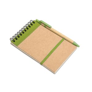 Bloc notes reciclat si pix