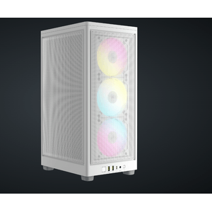 CR iCUE 2000D AIRFLOW RGB MINI-ITX WH