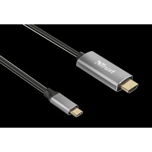 Cablu Trust Calyx USB-C - HDMI, negru