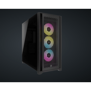 CR iCUE 5000D RGB AIRFLOW MID TOWER BK