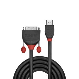 Lindy 3m HDMI to DVI-D Cable, Black Line