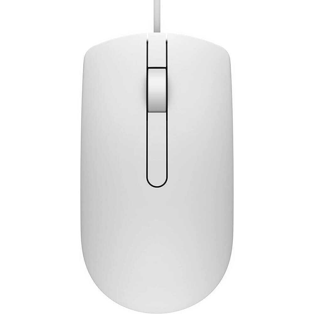 DELL MOUSE  MS116 OPTIC USB CU FIR WHITE