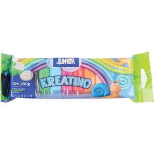 Plastilina 10 culori/set 200g Junior