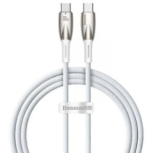 Cablu Retea Baseus Glimmer 100W, 1m, alb