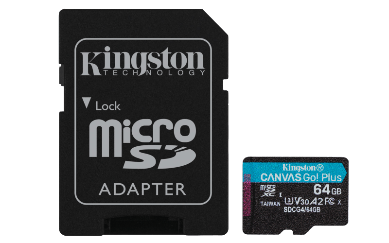 64GB microSDXC Canvas Go Plus Gen4 200MB
